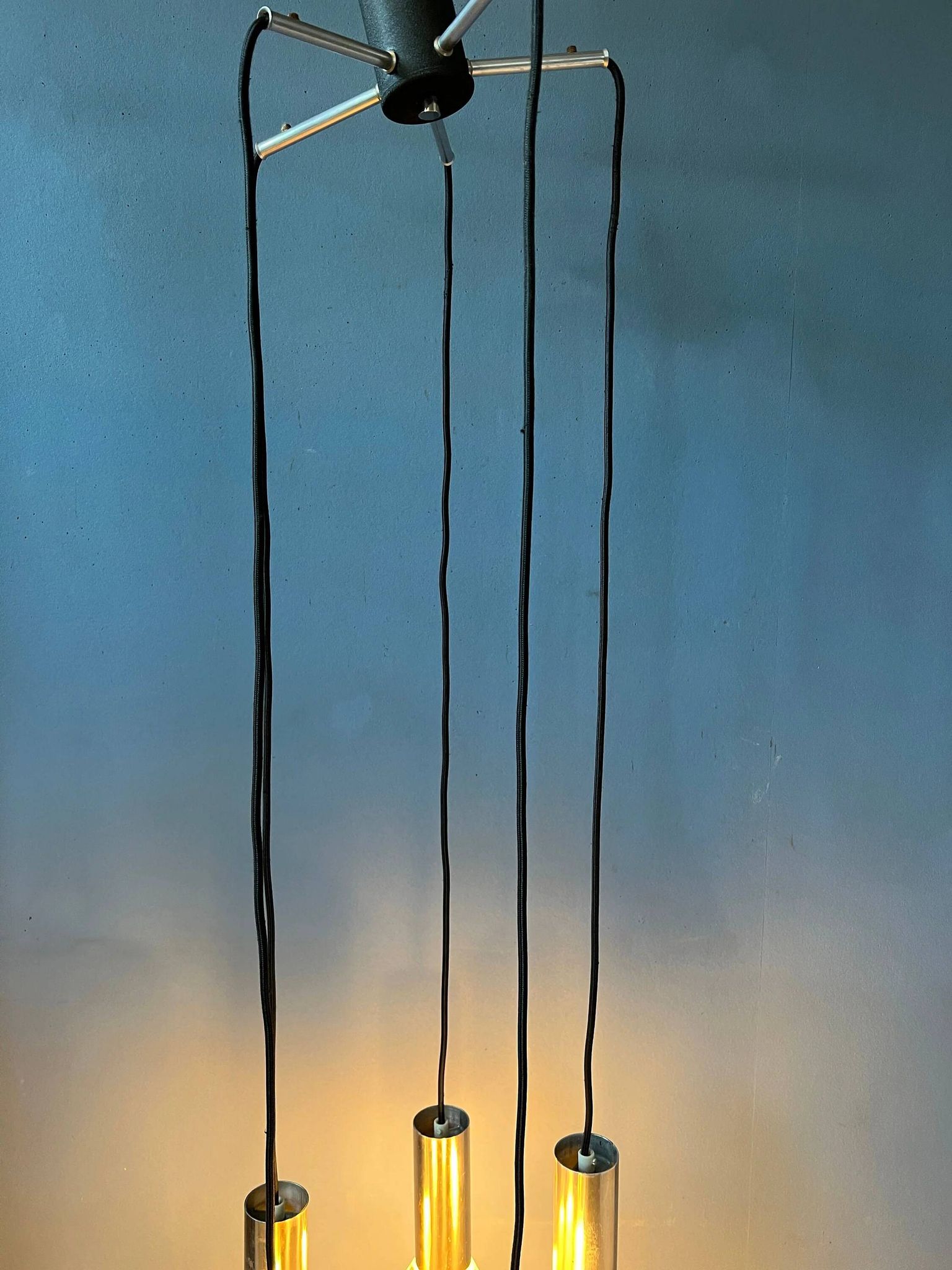 Suspension cascade Space Age Mid-Century / luminaire vintage