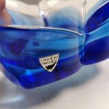 Lotus Glass bowl in mouth-blown glass from Swedish Orrefors 1988.