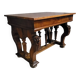 Antique desk in Renaissance style made of walnut from the late 19th century.