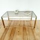 Brass coffee table
