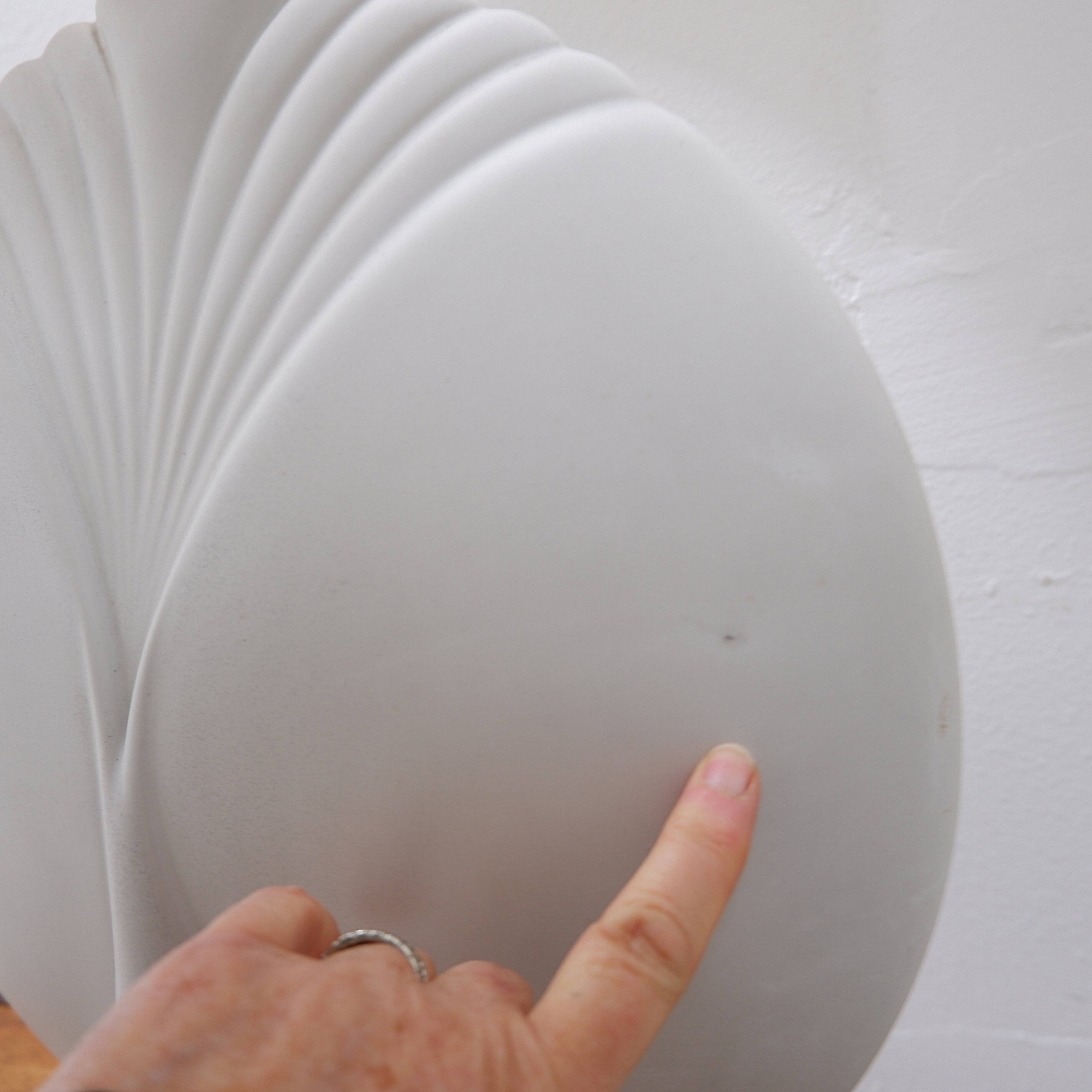 Large porcelain table lamp - 1980s