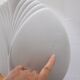 Large porcelain table lamp - 1980s