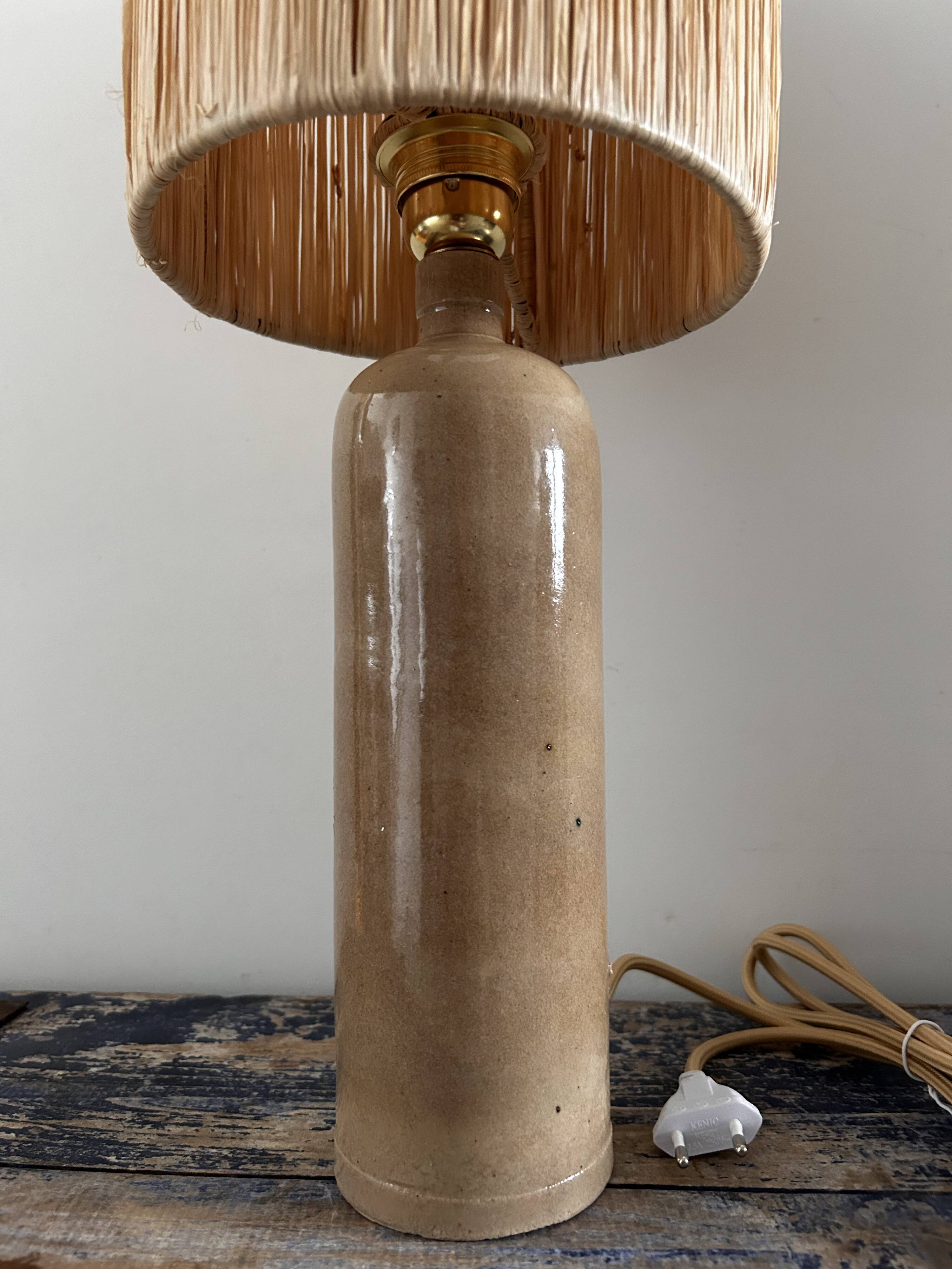 Sandstone table lamp