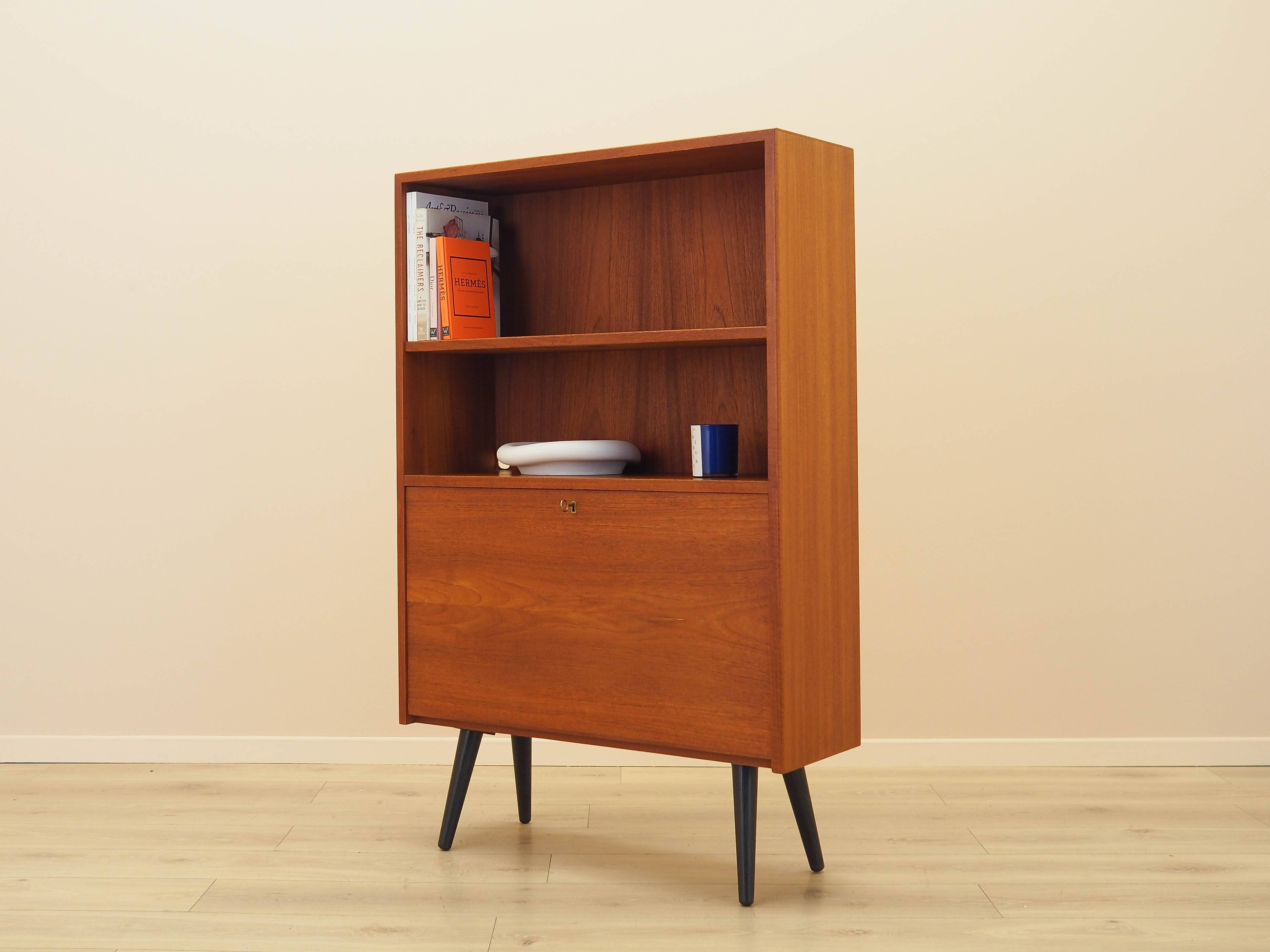 Teak bookcase, Danish design, 1970s, made in Denmark
