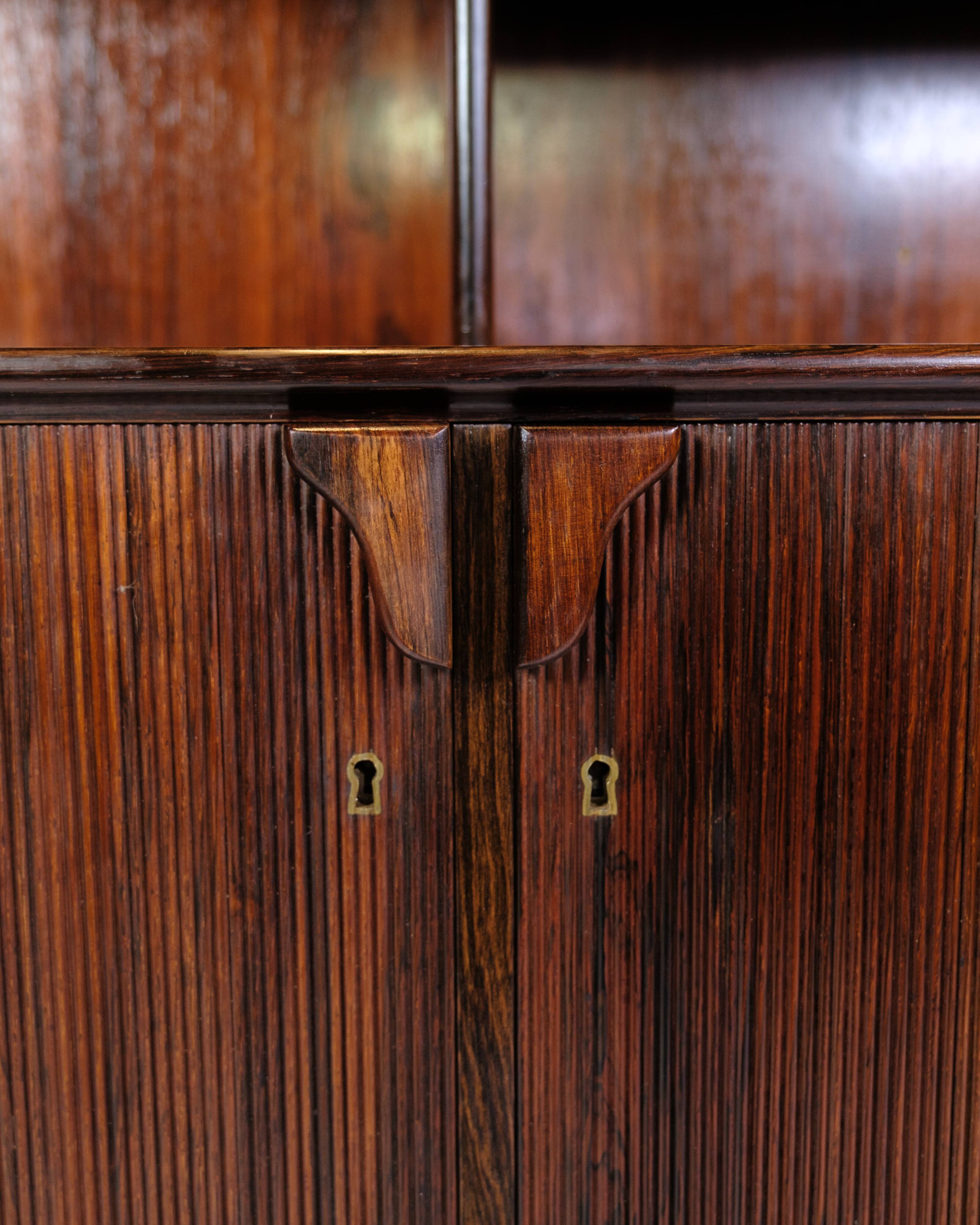 Bookcase Made In Rosewood By Frode Holm From 1960s