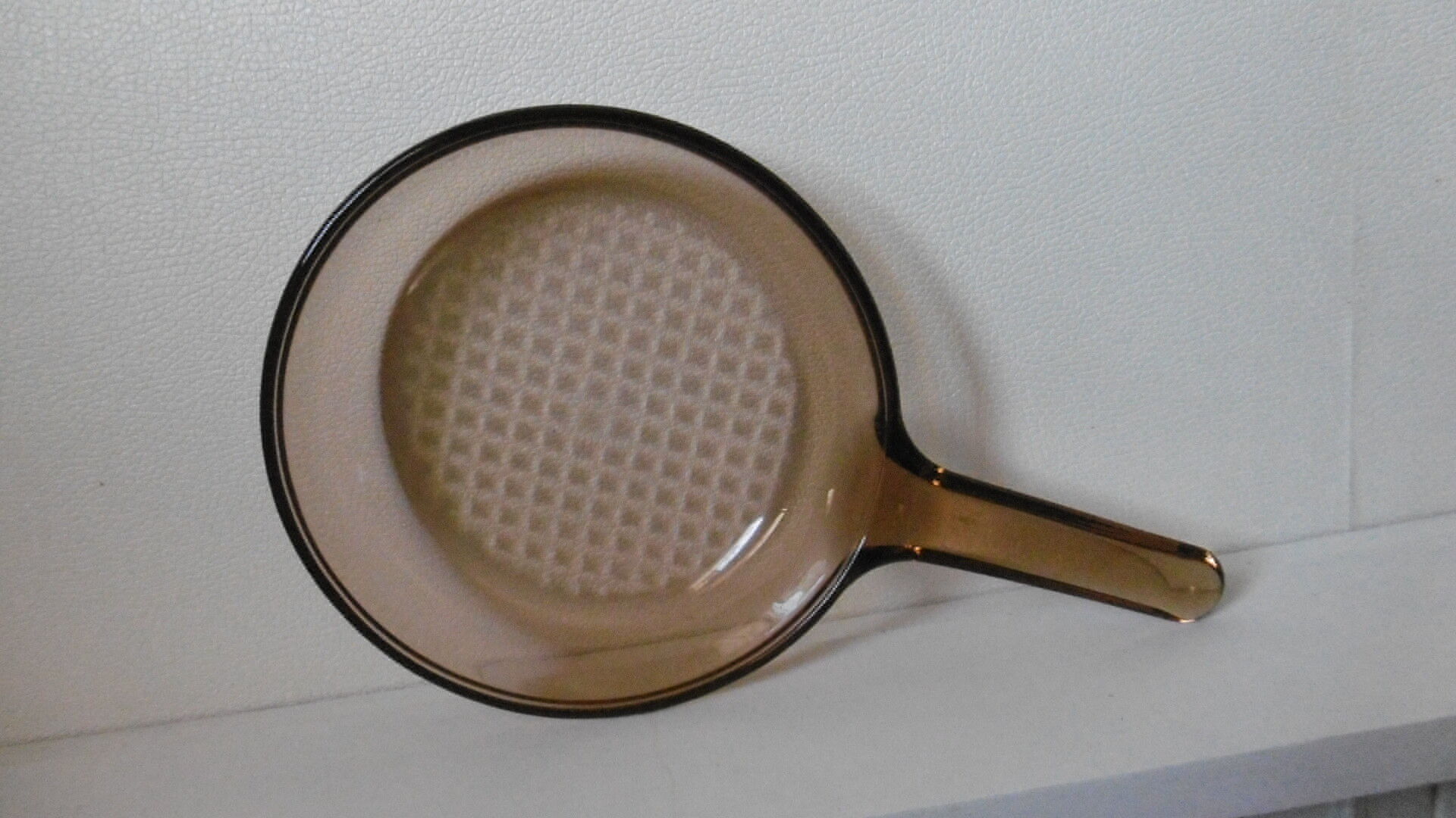 Poele Vision brown glass 60s