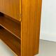Bibliothèque danoise en teck avec portes par Omann Jun, 1960s