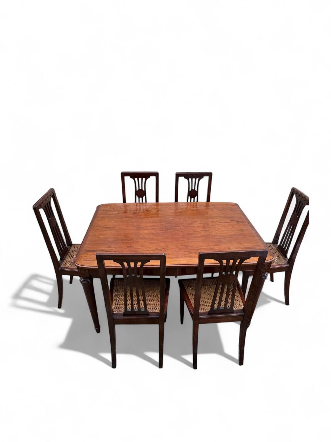 Beautiful Art Deco set Table + 4 chairs