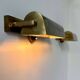 Pair of vintage modernist wall lights, adjustable in brass, France 1940