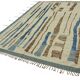Hand-Knotted Tribal Unique 211 cm x 302 cm Blue Wool Carpet
