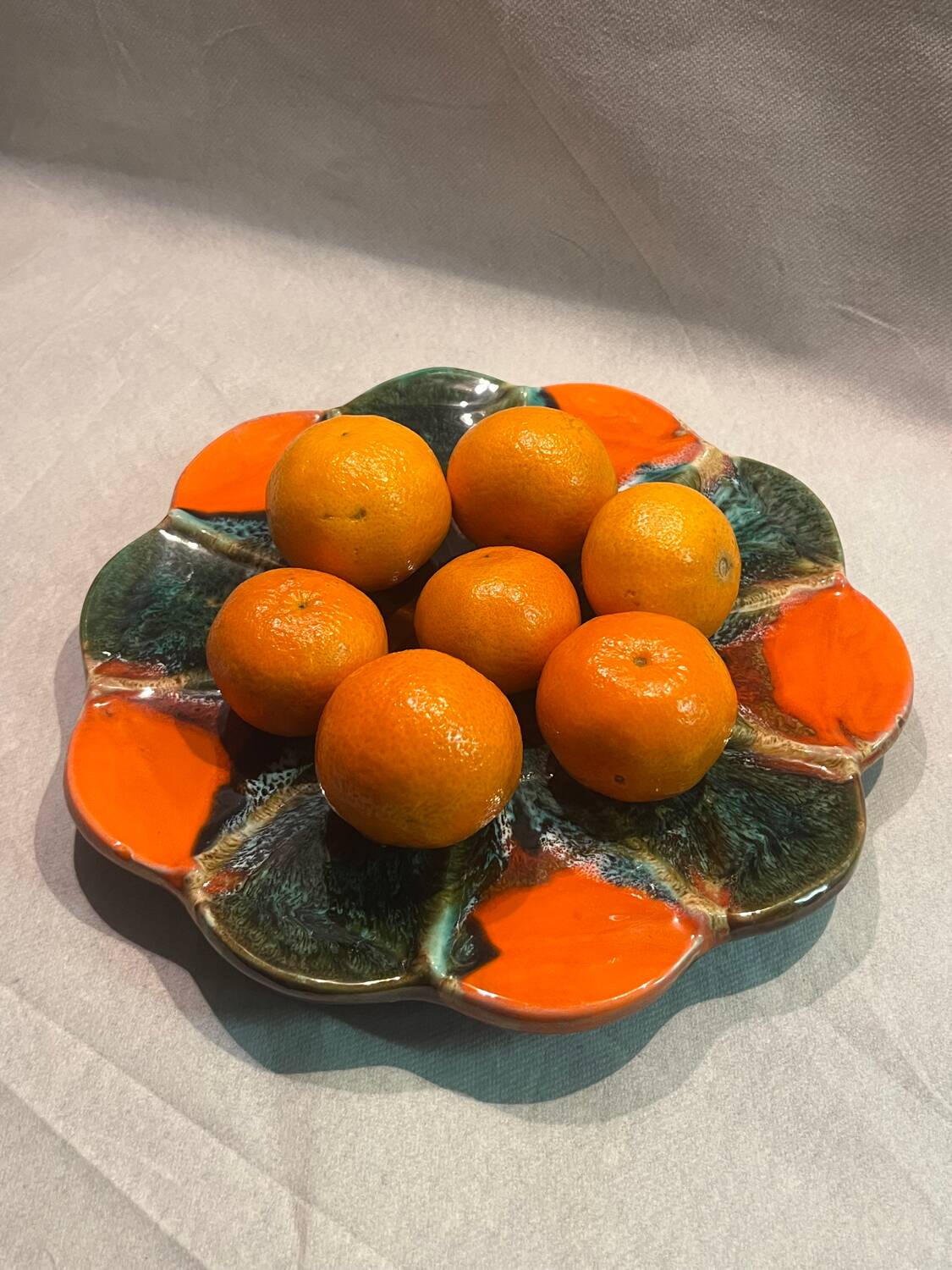 Plate signed Vallauris