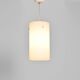 Opaline glass cylindrical pendant, 1970s
