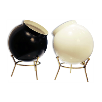Pair of small lights spheres