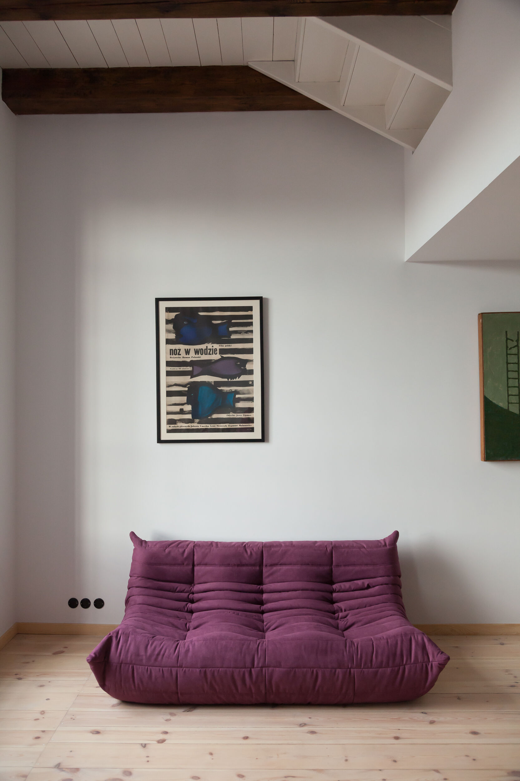 Sofa 3 places Togo Microfiber designed by Michel Ducaroy 1973