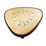 Coffee table signed by the famous ceramist Barrois - Vallauris