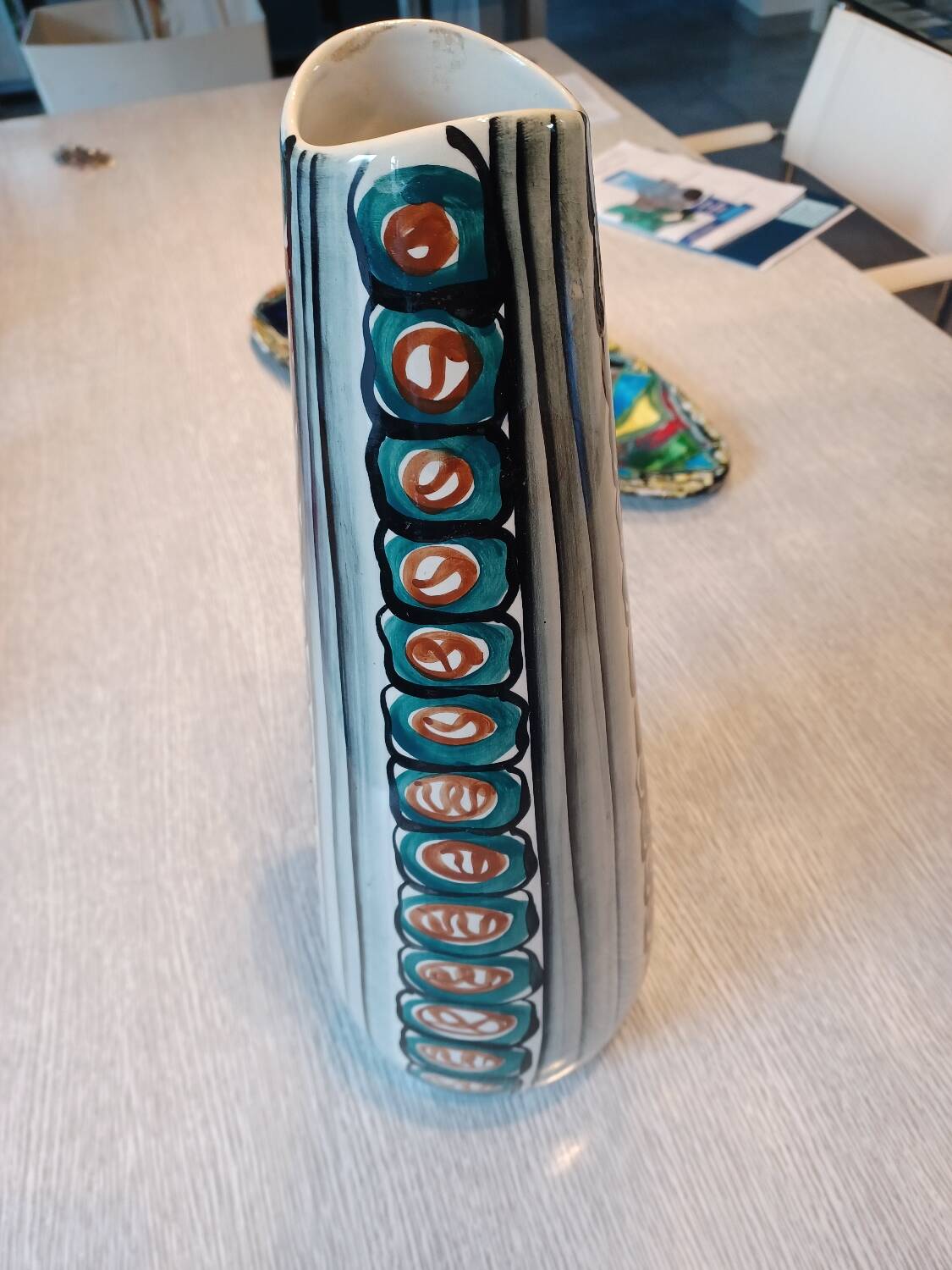 Large Polish Boleslawiec vase