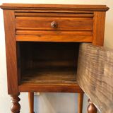 Old oak bedside table