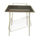 Gold sofa tip in perforated metal