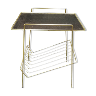 Gold sofa tip in perforated metal