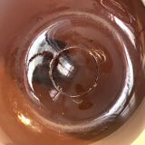 Plum glass lamp base