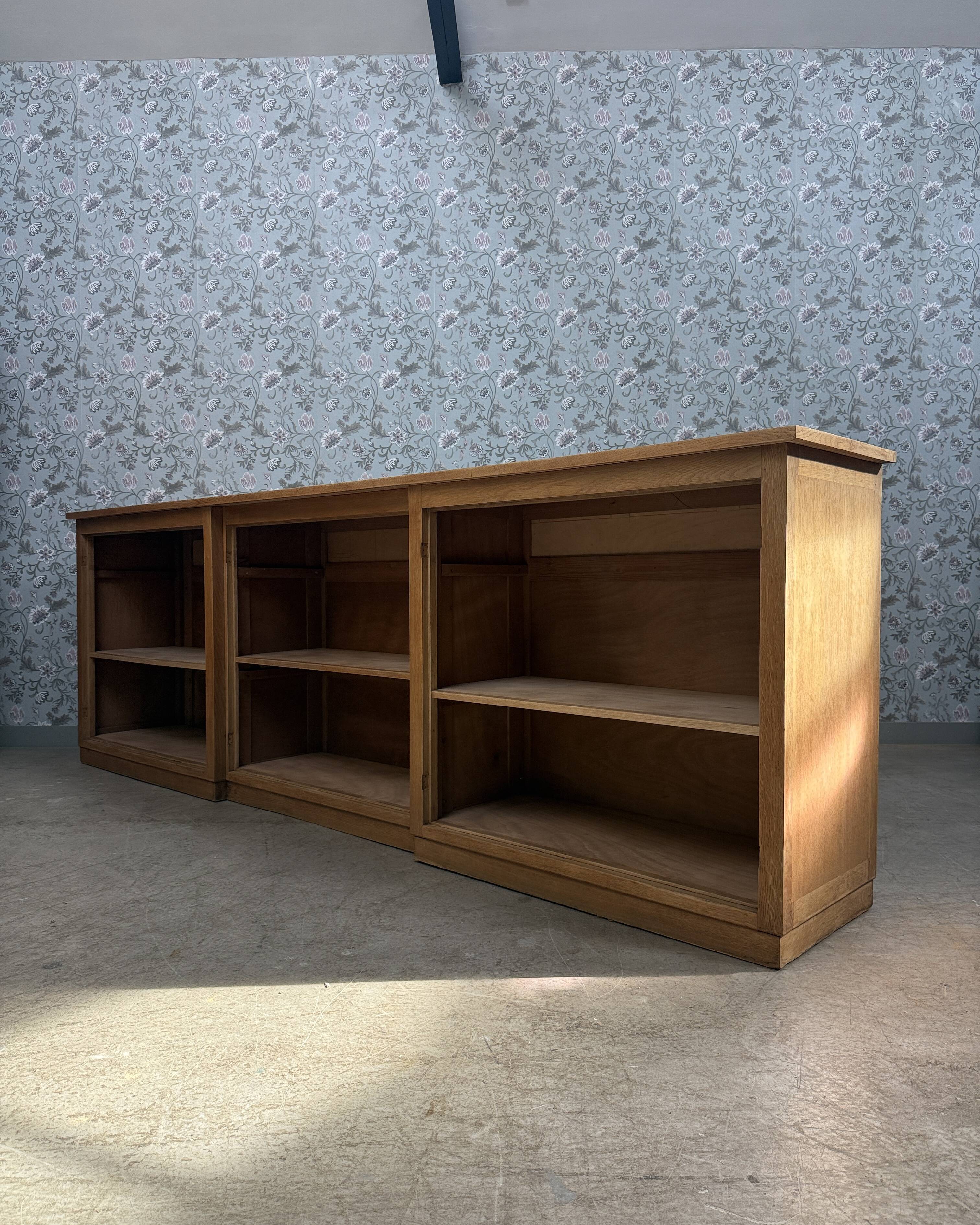 Open oak workshop furniture (renovated)