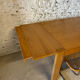 Table repas orme massif - Vintage - 1980