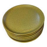 Assiettes en grès