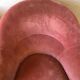 Paire de fauteuils crapaud vintage en velours rose