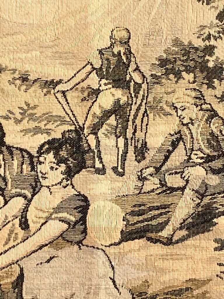 Antique French Jaquar Tapestry