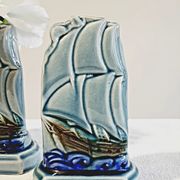 Pair of soliflores boats in dabr Sarreguemines ESDEVE