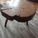 Table basse en orme massif