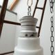 Antique stepped opaline glass pendant light