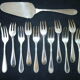 Silver metal cake service François Frionnet