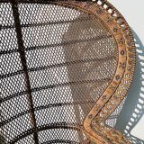 Fauteuil ' paon ' Emmanuelle XL. Vintage 70s