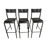 Set of 3 Label Edition bar chairs