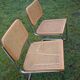 Chaises cesca B32 par Marcel Breuer 1980