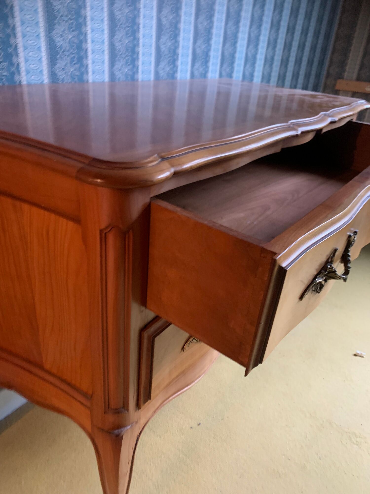 chest of drawers of transition style twentieth century