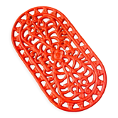 Enamelled cast iron trivet