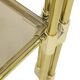 Table d'appoint italienne design Hollywood Regency années 70