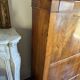 Secretary in "Louis Philippe style, Biedermeier influence" in walnut.