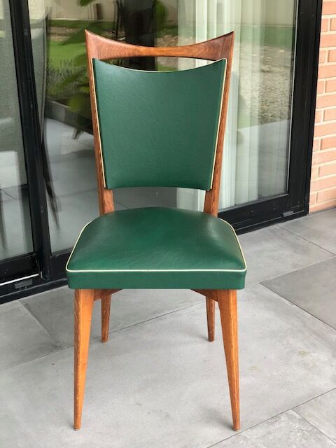 Suite of 6 scandinavian style chairs