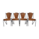 4 vintage canne chairs 1960