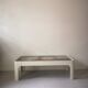 Coffee table in wood and ceramic, design 1970