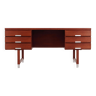 Teak desk, Danish design, 1970s, manufacturer: Eigil Petersens Møbelfabrik