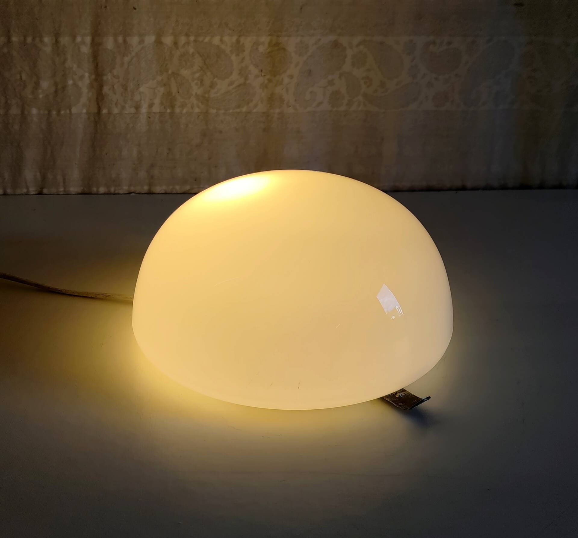 Ceiling light or globe wall lamp opaline diameter 20cm - mid 20th century