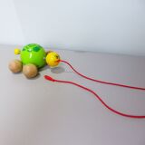vintage wooden pull toy