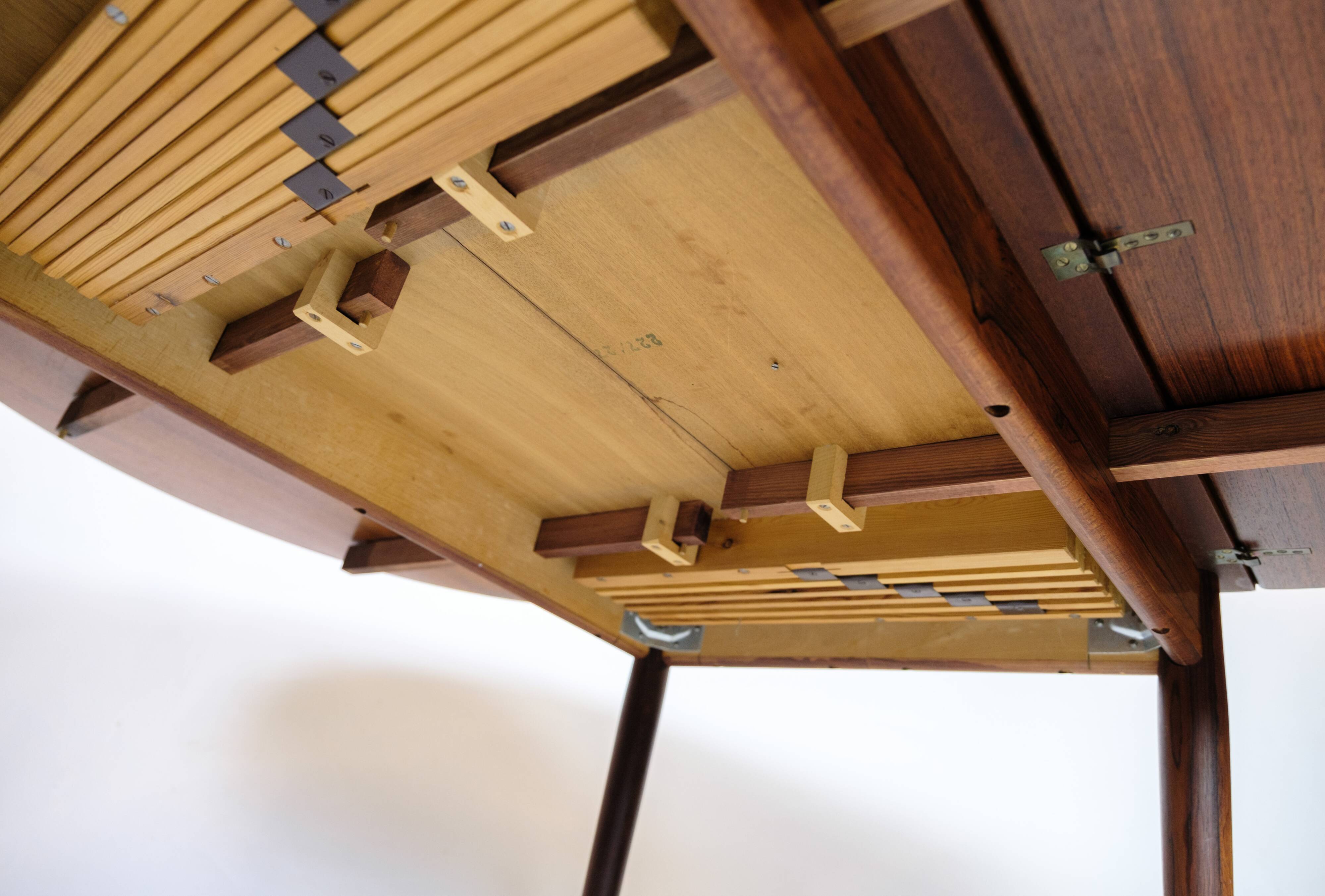 Dining table with extension & flaps - Rosewood - Arne Vodder - Danish design - 1960s