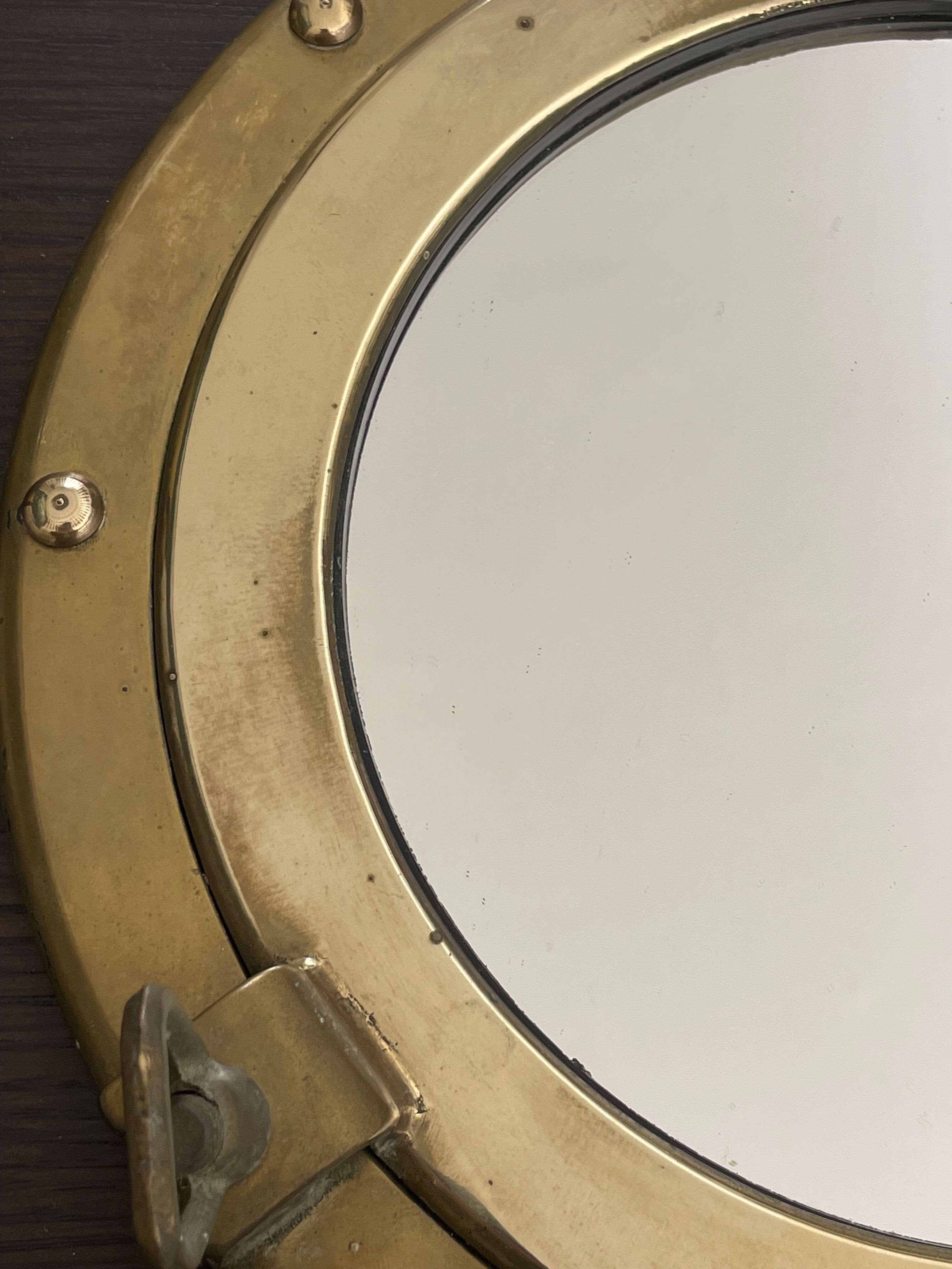 Old porthole mirror from the 50s
