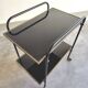 Dessert bar metal black and gold glass black 50s