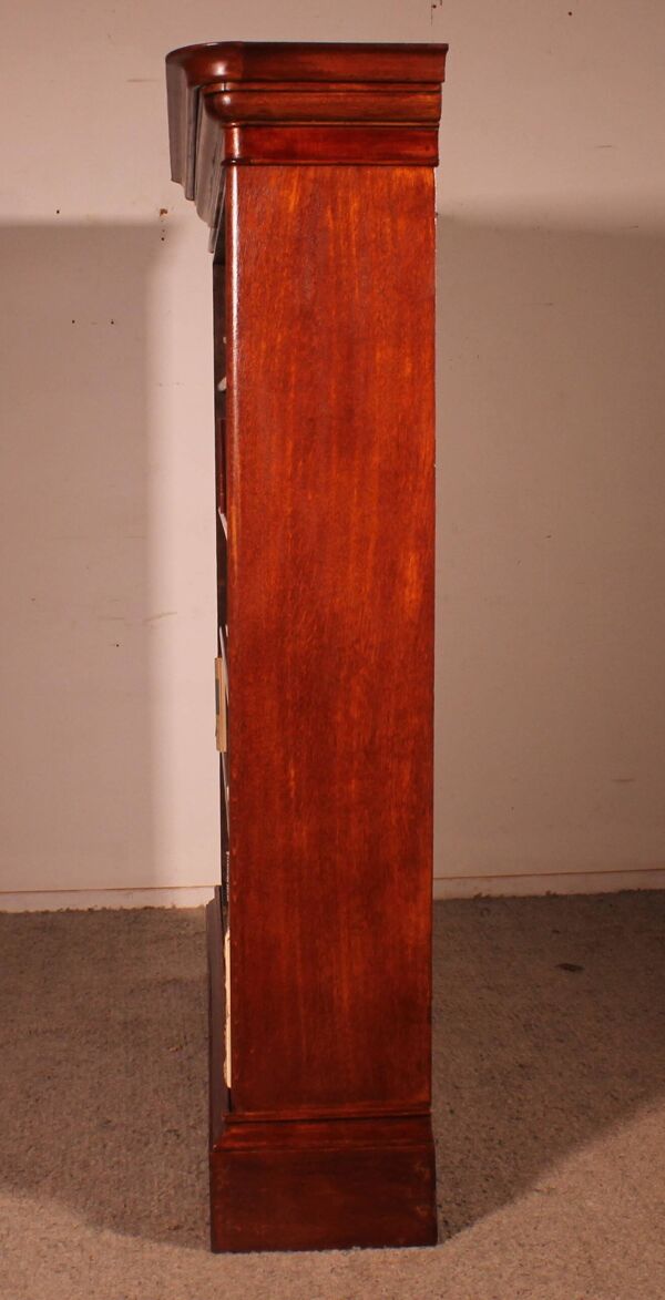 grande bibliothèque ouverte en chêne -19° siècle